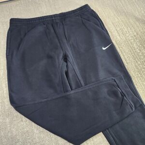 Nike Joggers Men 2XL Fleece Tapered Black Athleisure Running Slim Sweatpants